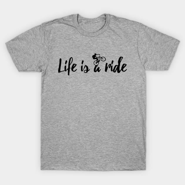 mountain bike cycling gift mountain biker cyclist bicycle T-Shirt by TheOutdoorPeople